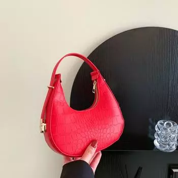 Модные европейские и американские нишевые сумки-полумесяцы, атмосфера индивидуального тренда, одноместные женские сумки подмышками, универсальные трендовые сумки хаки