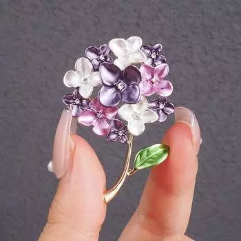 Модные фиолетовые, красные, синие, сиреневые цветочные броши для женщин, свадебная вечеринка, брошь, булавки, подарки фиолетовый