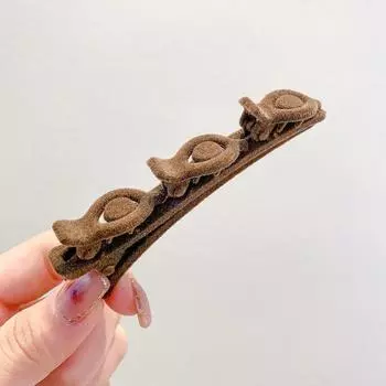 Модные флокированные заколки-челки для женщин, девочек, мини-милые заколки, детские заколки для волос, аксессуары для плетения волос в стиле Алиса