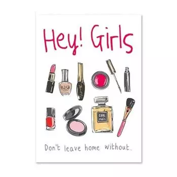 Модные формы ногтей Макияж Салон красоты Холст Живопись Настенное искусство Постеры и принты Настенные картины для гостиной Украшение дома 21cm30cm NoFrame