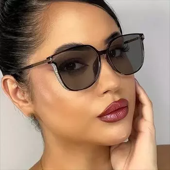 Модные фотохромные очки «кошачий глаз» оправы для женщин и мужчин, очки для отдыха на открытом воздухе с защитой от ультрафиолета, очки для путешествий в стиле ретро