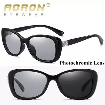 Модные фотохромные поляризационные солнцезащитные очки ночного видения в пластиковой оправе, женские солнцезащитные очки с антибликовым покрытием UV400, очки для рыбалки, уличные солнцезащитные очки