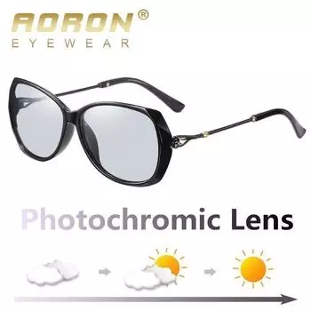 Модные фотохромные поляризационные солнцезащитные очки женские классический дизайн UV400 антибликовые очки солнцезащитные очки для женщин