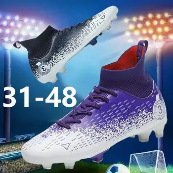 Модные футбольные бутсы унисекс, футбольные бутсы, футбольные ботильоны, молодежные тренировочные кроссовки, спортивная обувь на открытом воздухе, Роналду, большие размеры 31-48 31
