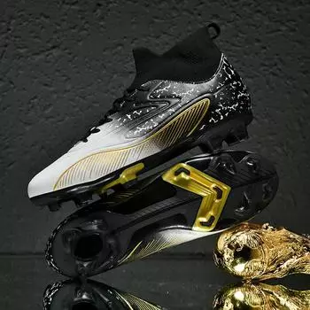 Модные футбольные бутсы унисекс, футбольные бутсы, футбольные ботильоны, молодежные тренировочные кроссовки, спортивная обувь на открытом воздухе, Роналду 35