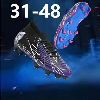 Модные футбольные бутсы унисекс, футбольные бутсы, футбольные ботильоны, молодежные тренировочные кроссовки, спортивная обувь на открытом воздухе, Роналду, большие размеры 31-48 31
