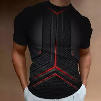 Модные футболки для мужчин. Мужская одежда с 3d-принтом. Уличный дизайнер. Футболки большого размера с короткими рукавами. Повседневная повседневная спортивная одежда. S