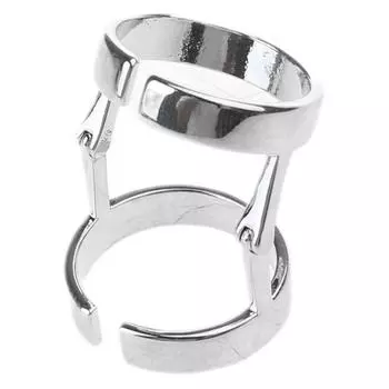 Модные геометрические гибкие инкрустированные кольца гладкая ручная полировка модные ювелирные изделия аксессуар для повседневного использования