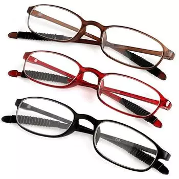 Модные гибкие очки для чтения, сила чтения, унисекс, 1 шт., пресбиопические, TR90, аксессуары +1.5 коричневый