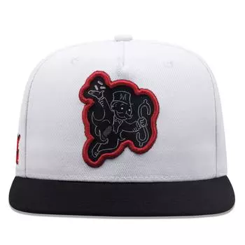 Модные хип-хоп шляпы Мужские Женские Вышитая бейсболка с персонажем Регулируемые кепки Унисекс Дорожная ковбойская шляпа белый