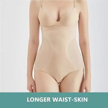 Модные хлопковые трусики с высокой талией, послеродовые, для подтяжки бедер, для плоского живота, утягивающие трусики, утягивающие трусики, большие размеры, утягивающие трусы L бежевый