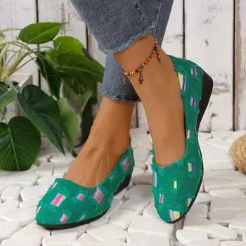 Модные и дышащие летние сетчатые легкие туфли для мам, повседневные нескользящие спортивные туфли из вулканизированной ткани для женщин 36 чёрный