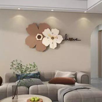 Модные и креативные часы для украшения фона входа в ресторан дома настенные часы настенные подвесные современные простые настенные часы