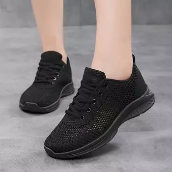 Модные и легкие летние новые сетчатые дышащие кроссовки 35 белый