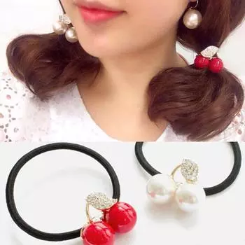 Модные и милые женские веревки из свежей вишни красный