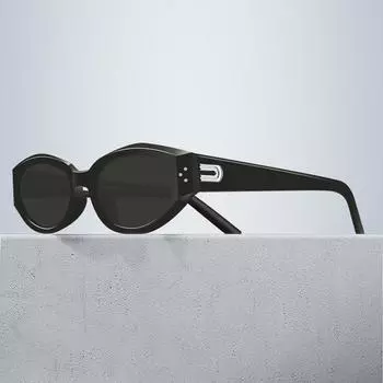 Модные и роскошные солнцезащитные очки высокого класса для женщин. Модные солнцезащитные очки «кошачий глаз». Солнцезащитные очки для мужчин, неполяризованный модный аксессуар. чёрный