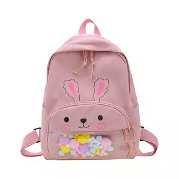 Модные и стильные детские сумки. Милые рюкзаки для девочек для активного отдыха на природе. Маленькие рюкзаки для девочек в детском саду One Size розовый