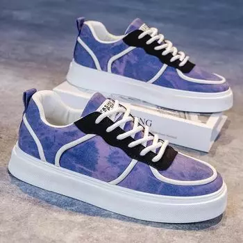 Модные и трендовые повседневные фиолетовые новые спортивные туфли с низким верхом, классические популярные мужские туфли для студентов и подростков 39 фиолетовый