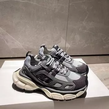 Модные и удобные кроссовки, осенняя мода, кроссовки с толстой подошвой, повседневные кроссовки Pops, женская обувь Tide 35 серый