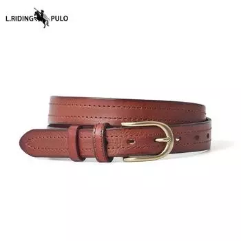 Модные и Универсальные Ремни, Ремни с Пряжкой-Штырьком, Простые Мужские Ремни из Натуральной Кожи, Модные Ремни Нового Стиля 100cm красный