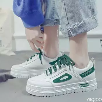 Модные и универсальные женские туфли для сноуборда 2024 года, новые повседневные универсальные вулканизированные туфли с цветными блоками Zapatos Mujer 35 белый