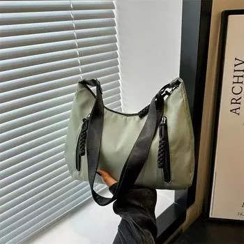 Модные и вместительные сумки для отдыха Красивые новые сумки для женщин 2024 года Студенты ездят на работу на занятия Трендовые персонализированные сумки-тоут чёрный