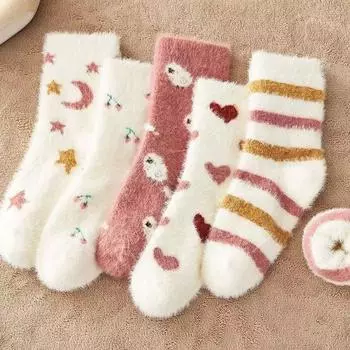 Модные и высококачественные женские носки, утепленные зимние носки, удобные на ощупь