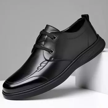 Модные итальянские брендовые высококачественные кожаные туфли мужские деловые туфли с квадратным носком британские туфли-лоферы повседневные туфли-оксфорды свадебные 38 чёрный