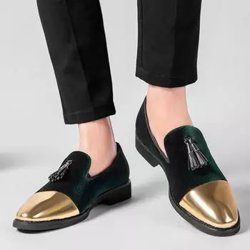 Модные итальянские весенние мужские повседневные туфли с кисточками, модные замшевые мокасины, мужские туфли ручной работы из кожи, мужские свадебные туфли, удобные для ходьбы 38 коричневый