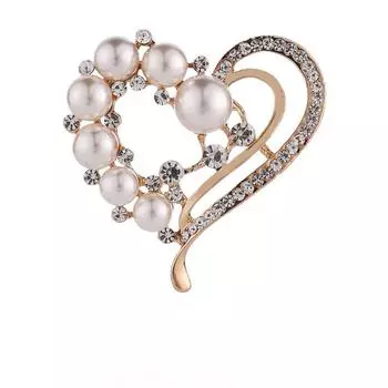 Модные изысканные высококачественные женские симпатичные антибликовые булавки с жемчужной булавкой фиксированные аксессуары