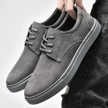 Модные классические брендовые мужские туфли из натуральной кожи с выемками для вождения, модные мужские деловые повседневные туфли с защитой от скольжения 38