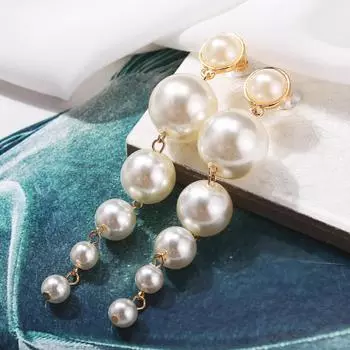 Модные классические длинные висячие серьги, сексуальные элегантные женские очаровательные вечерние ювелирные изделия, подарки