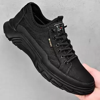 Модные классические новые мужские мокасины повседневная обувь для отдыха на природе универсальная походная обувь мужская обувь из натуральной кожи нескользящая бесплатная доставка 38