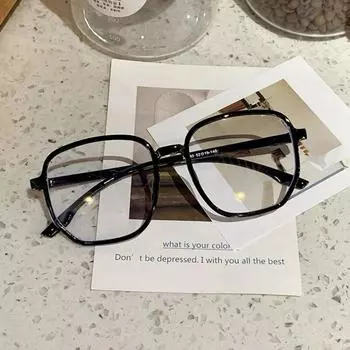 Модные классические очки с защитой от синего света, большие квадратные прозрачные простые очки, компьютерные очки для женщин и мужчин