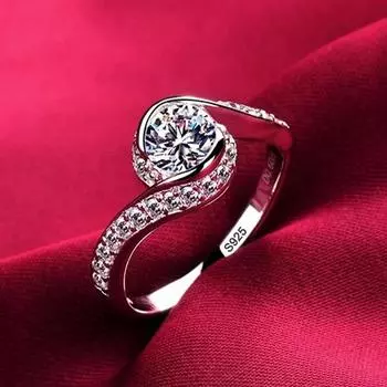 Модные кольца для женщин, девочек, мужчин, модные ювелирные изделия, оригинальные обручальные кольца из стерлингового серебра 925 пробы, кольцо с кубическим цирконом в стиле бохо, эстетичное 7