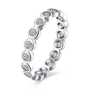 Модные кольца для женщин, женские кольца с кубическим цирконием, обручальные кольца, модные женские ювелирные изделия, подарки (Ри102594 ) 8