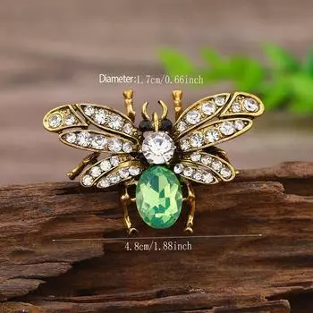 Модные кольца для женских украшений зелёный