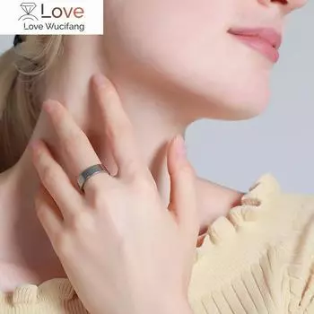 Модные кольца из нержавеющей стали серебряного цвета для женщин, обручальные кольца для мужчин, ювелирные изделия шириной 6 мм 10