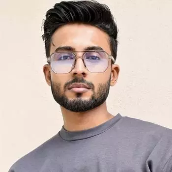 Модные компьютерные очки в оправе для женщин и мужчин, квадратные очки с защитой от синего света, идеально подходящие для повседневного ношения и использования компьютера серый