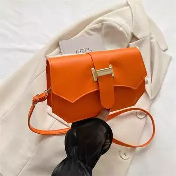 Модные контрастные цвета и новая текстура 2024 года, новая зимняя повседневная популярная женская сумка через плечо на одно плечо под мышкой, маленькая квадратная сумка белый