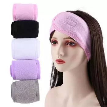 Модные косметические шапочки для ванны, тиара для душа, тюрбан, повязка на голову, обруч для волос, тюрбан чёрный