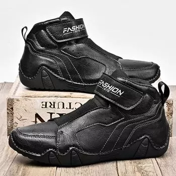 Модные кожаные модные низкие ботинки для мужчин, универсальная мужская повседневная обувь, роскошные брендовые мужские удобные ботильоны, нескользящая обувь для ходьбы 38 светло-коричневого