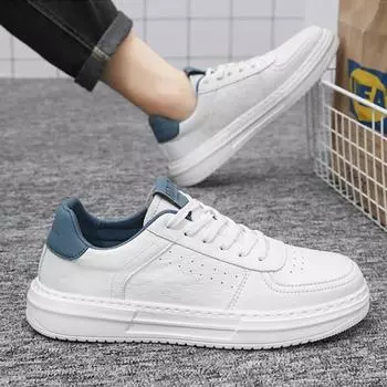 Модные кожаные мужские кроссовки белые туфли на платформе спортивные кроссовки мужские вулканизированные туфли повседневная мужская обувь Zapatos De Hombre 39 хаки