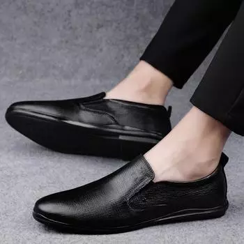 Модные кожаные мужские мокасины роскошные повседневные туфли для мужчин туфли-лодочки ручной работы мужские туфли для вождения мужские мокасины Zapatos размер 38-45 38 чёрный