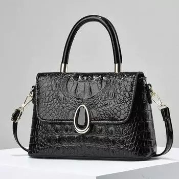 Модные кожаные женские сумки, дизайнерские сумки через плечо, роскошные женские сумки-шопперы, сумки через плечо, женская сумка-тоут 24x8x16cm