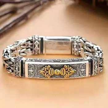 Модные креативные персонализированные украшения ручной работы, алмазный пестик, безопасная узорчатая цепочка, изысканный 18CM