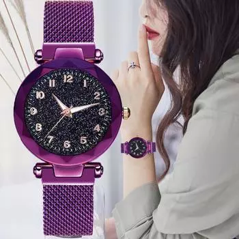 Модные креативные женские кварцевые наручные часы, роскошные женские часы Sky Star, лучшие подарки для девушки, семьи, друга чёрный