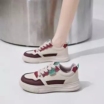 Модные кроссовки больших размеров 35-40, женские повседневные спортивные кроссовки, женские удобные кроссовки на толстой подошве для занятий теннисом, вулканизированные кроссовки 35 чёрный