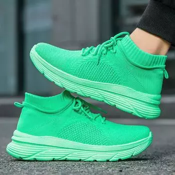 Модные кроссовки для бега мужские сетчатые удобные легкие повседневные кроссовки на шнуровке повседневные дышащие кроссовки для мужчин 39 синий