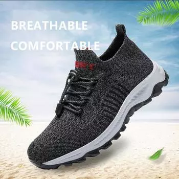 Модные кроссовки для мужчин и женщин, дышащая сетка, повседневная трендовая спортивная обувь для отдыха, обувь для ходьбы на плоской подошве Zapatillas Deportiva 36 красный